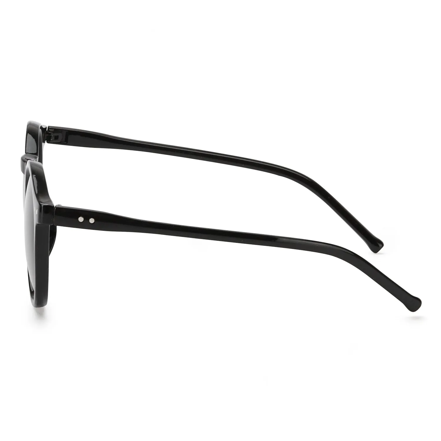 TJUTR Unisex Retro Round Cat Eyes Polarized Sunglasses