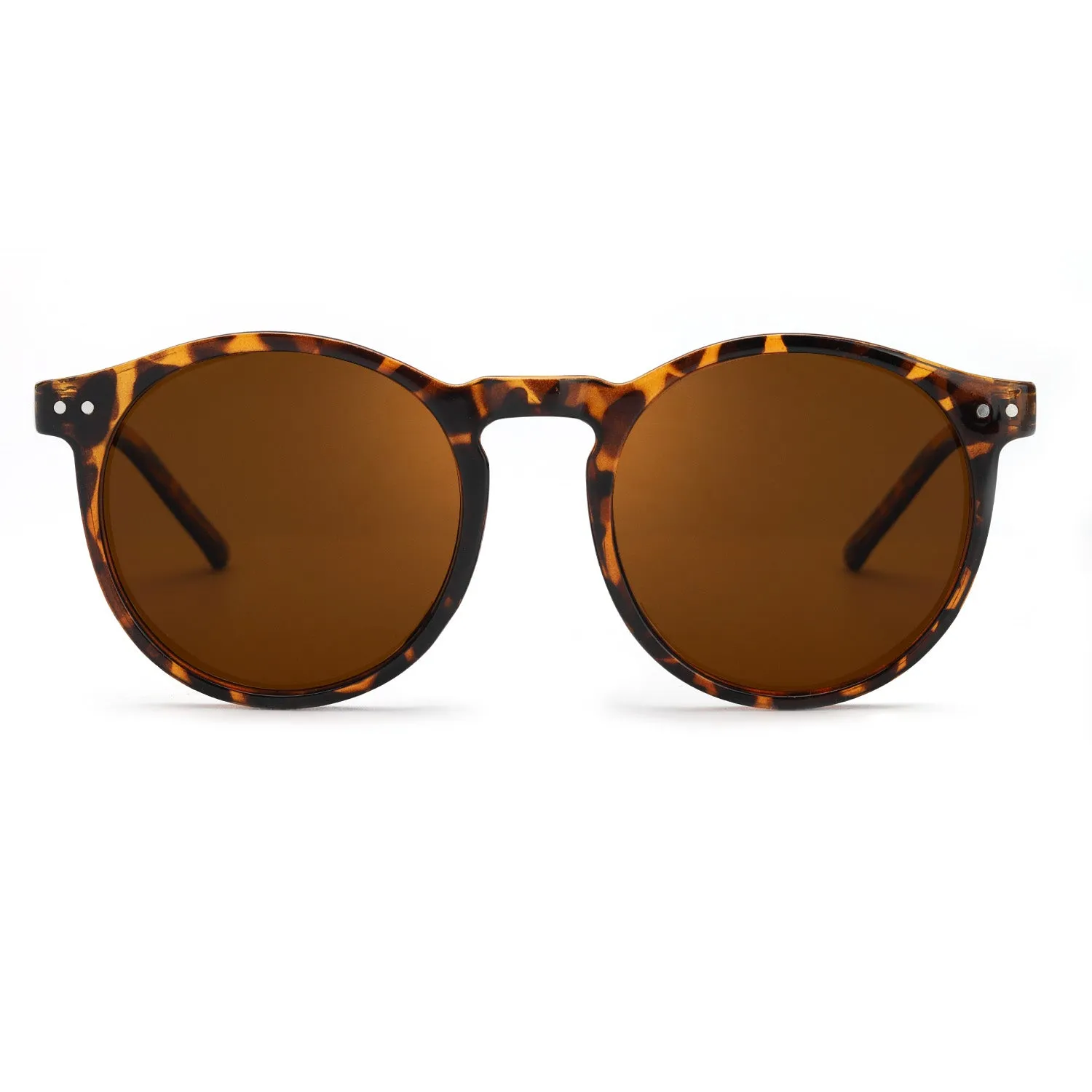TJUTR Unisex Retro Round Cat Eyes Polarized Sunglasses
