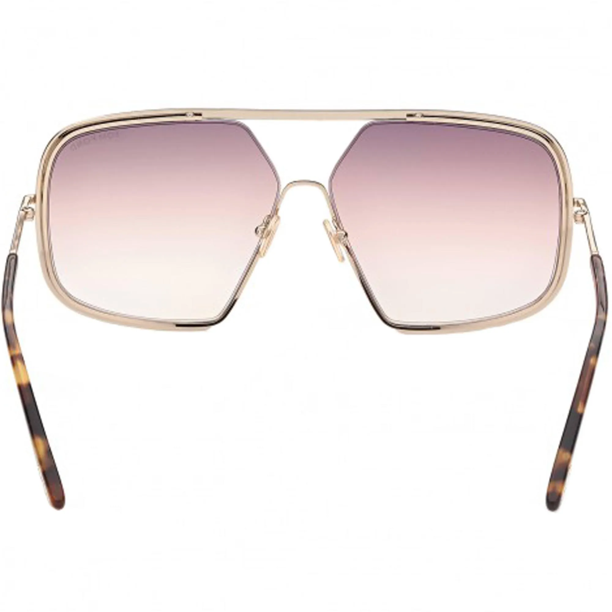 Tom Ford Women's Sunglasses - Warren Rose Gold Frame Brown Mirror Lens | FT08676328G
