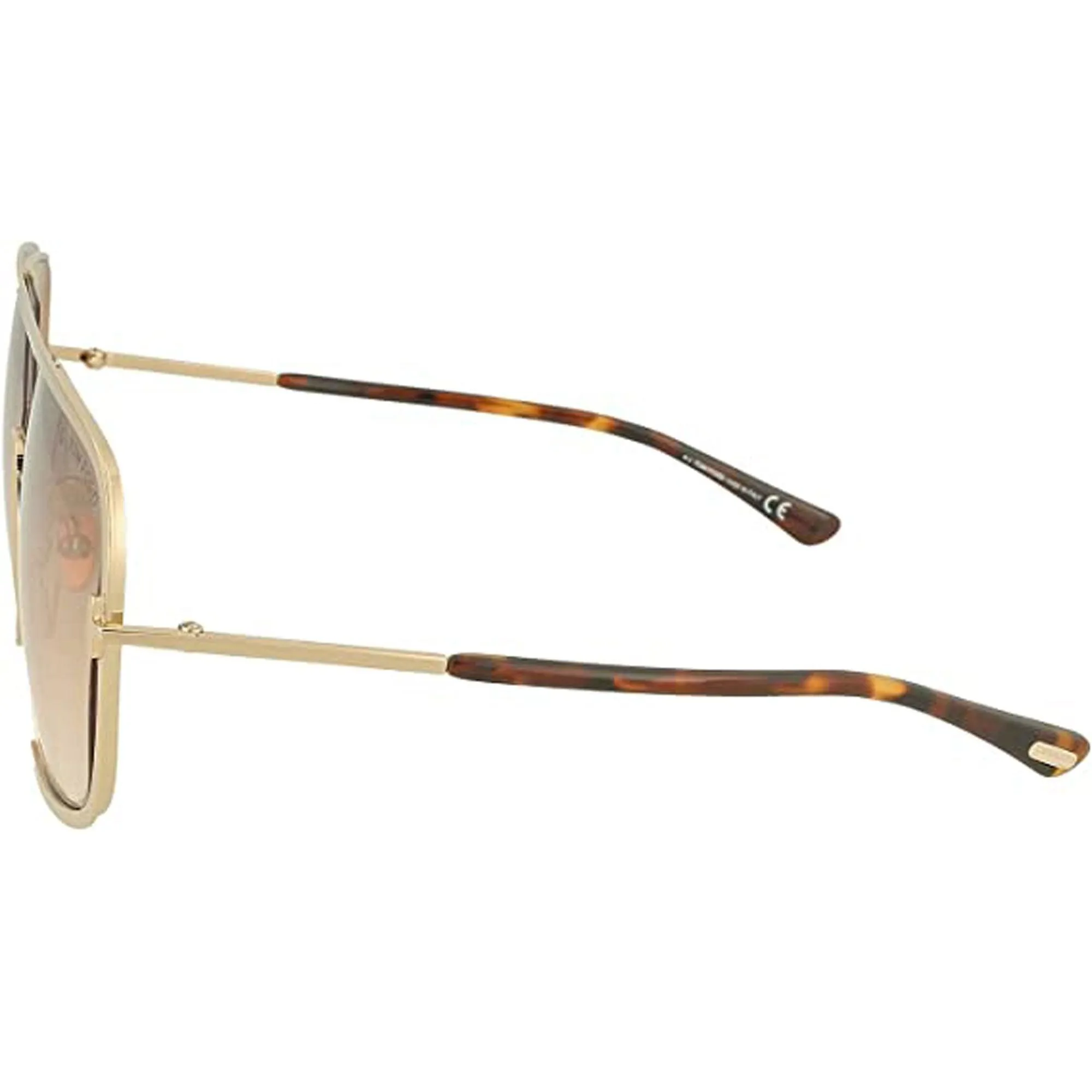 Tom Ford Women's Sunglasses - Warren Rose Gold Frame Brown Mirror Lens | FT08676328G