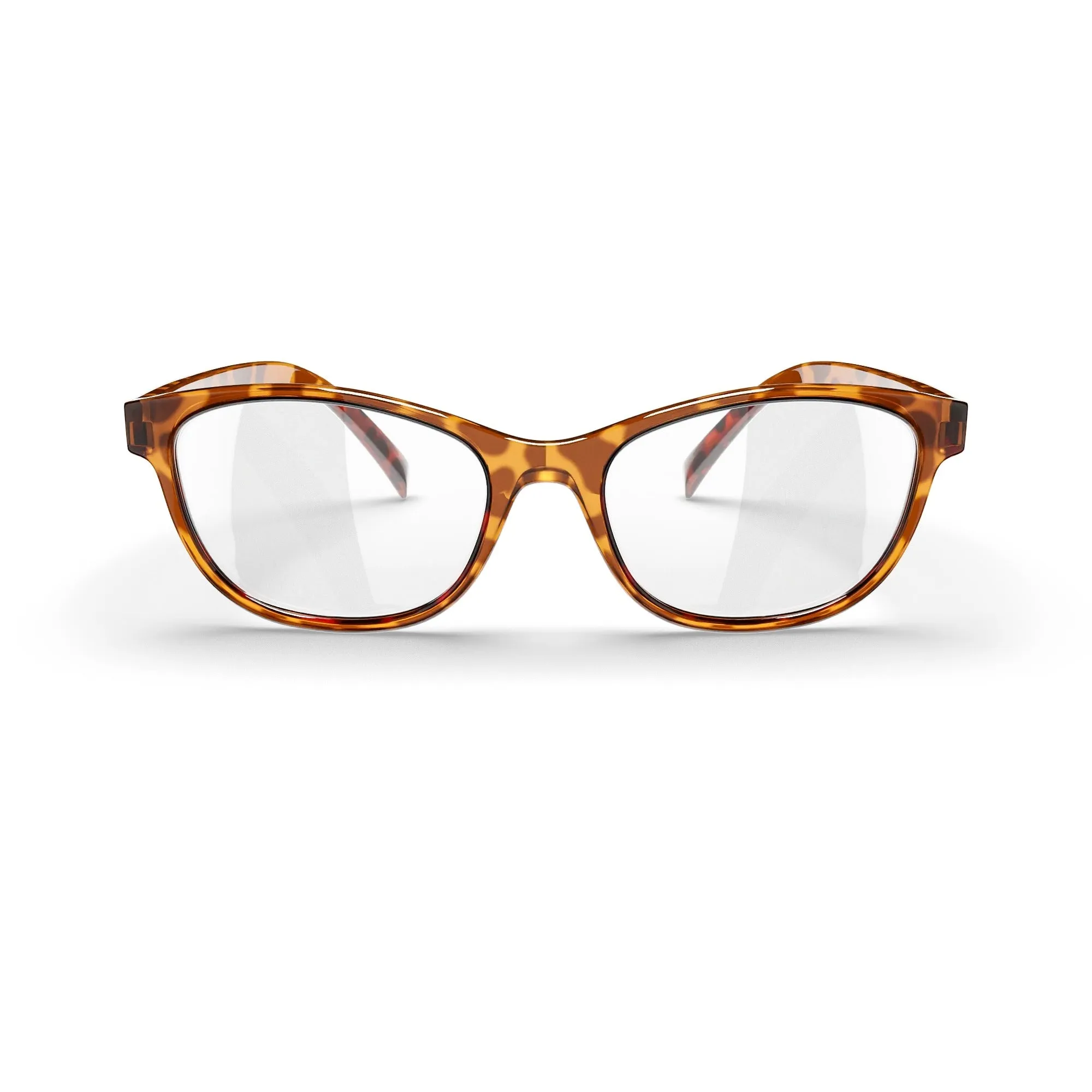 Tortoise Oval Trivex Eyeglasses