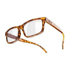 Tortoise Rectangle Trivex Eyeglasses