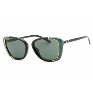 Tory Burch Women's Sunglasses - Green/Gold Metal Cat Eye Full Rim | 0TY9074U 19603H