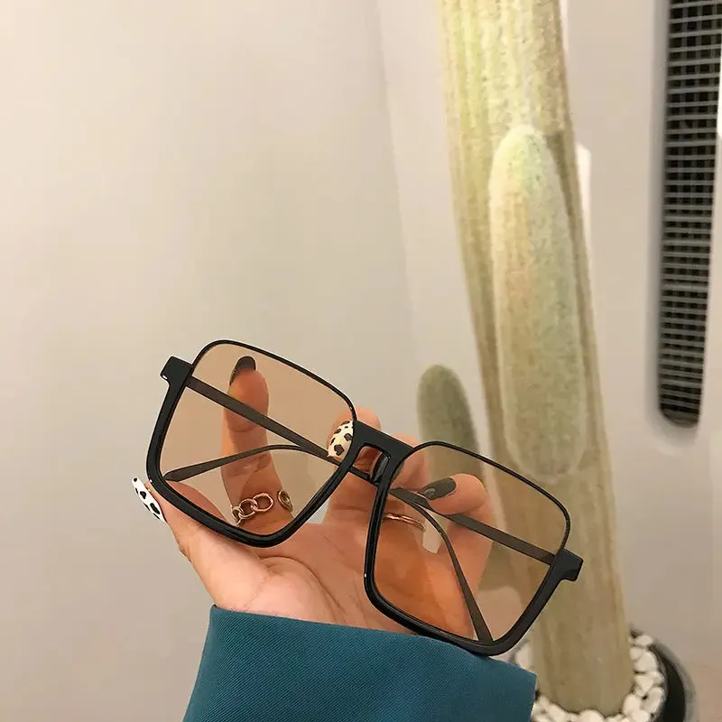 Trendy Retro Square Sunglasses