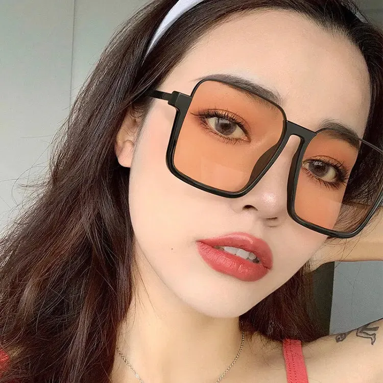 Trendy Retro Square Sunglasses