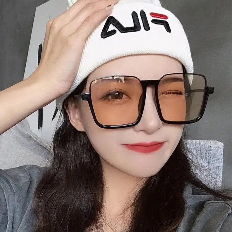 Trendy Retro Square Sunglasses
