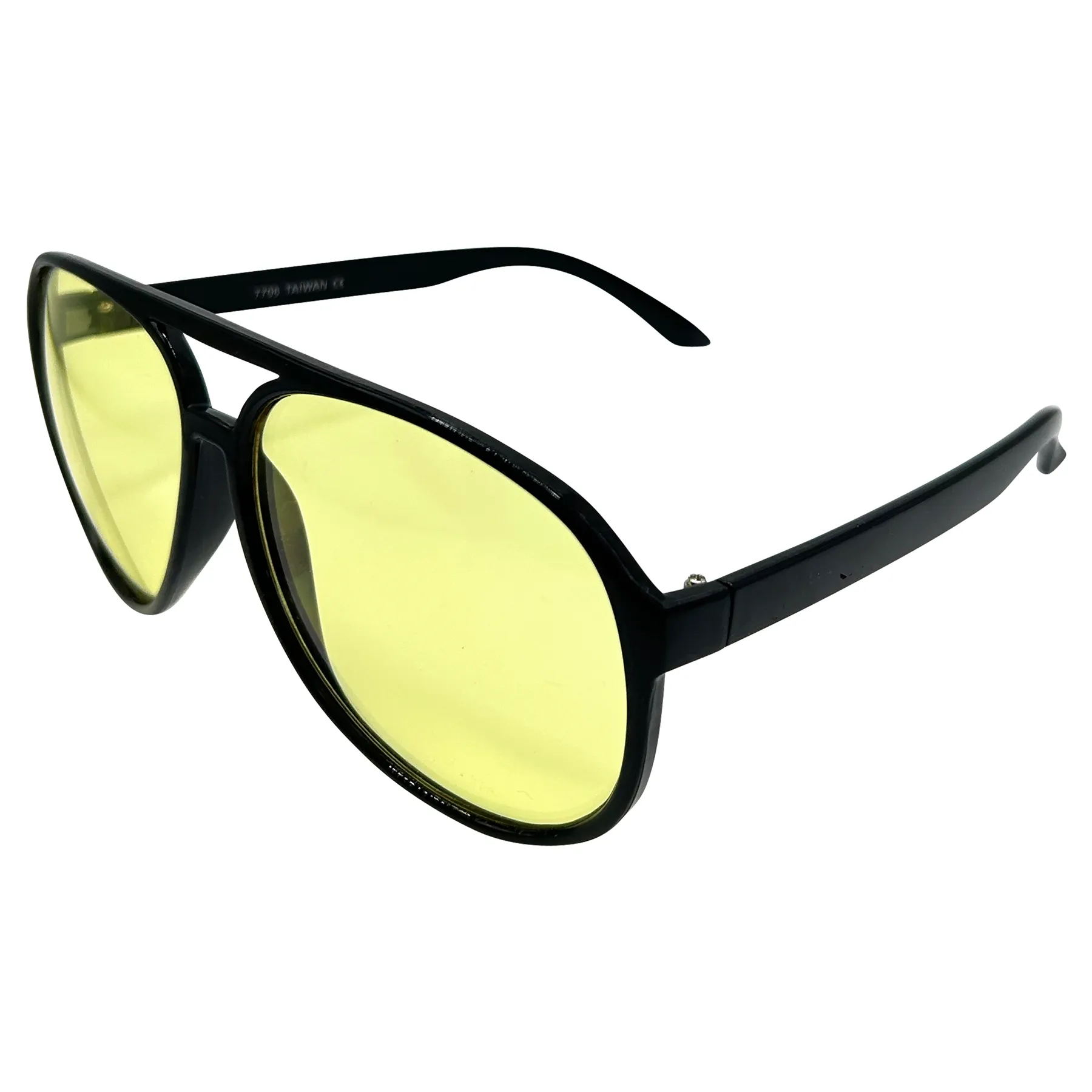 TRIG Black Aviator Sunglasses | Blueblockers | Night Driving