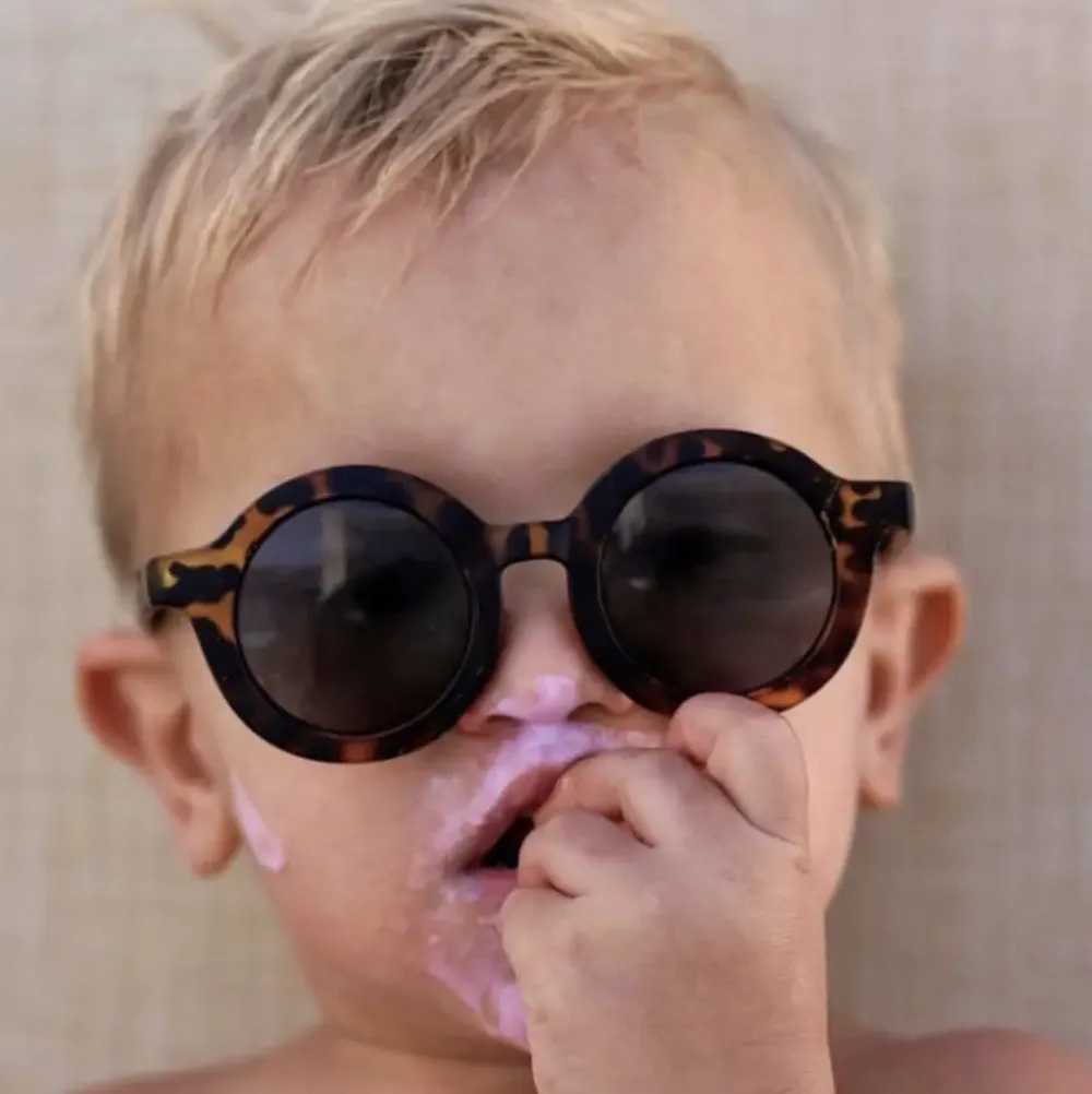 Turtle · Signature Round Recycled-Plastic Sunglasses