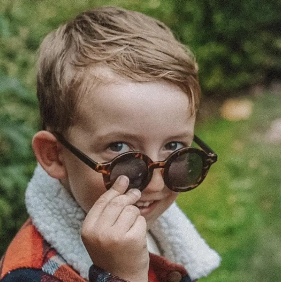 Turtle · Signature Round Recycled-Plastic Sunglasses
