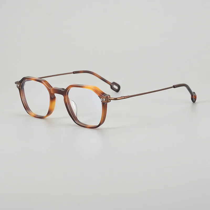 Ulian Acetate Geometric Glasses Frame