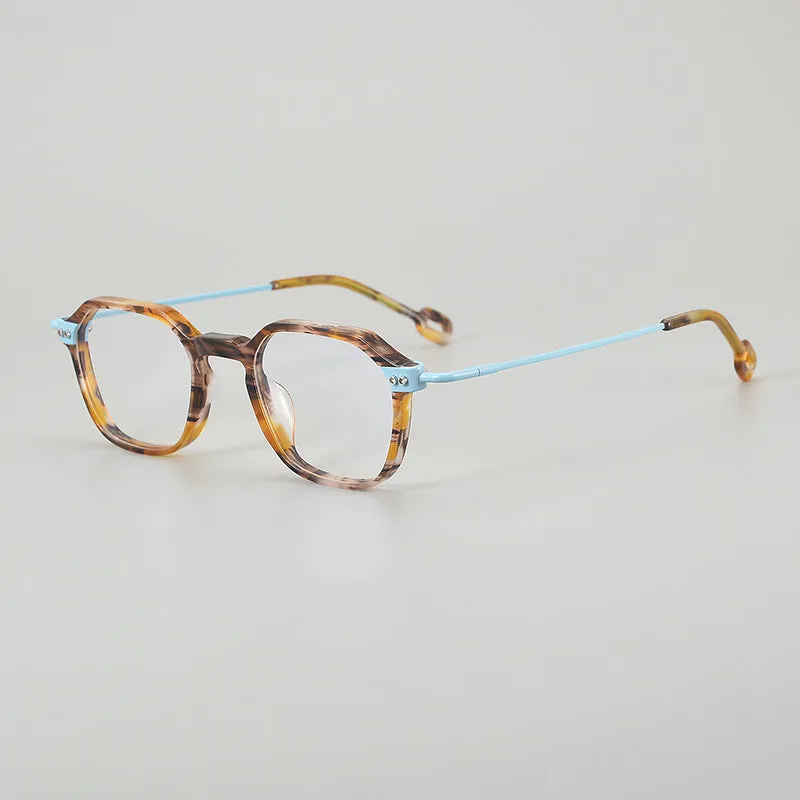 Ulian Acetate Geometric Glasses Frame