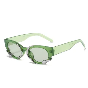 Unique Design Steampunk Oval Sunglasses (   more colors)