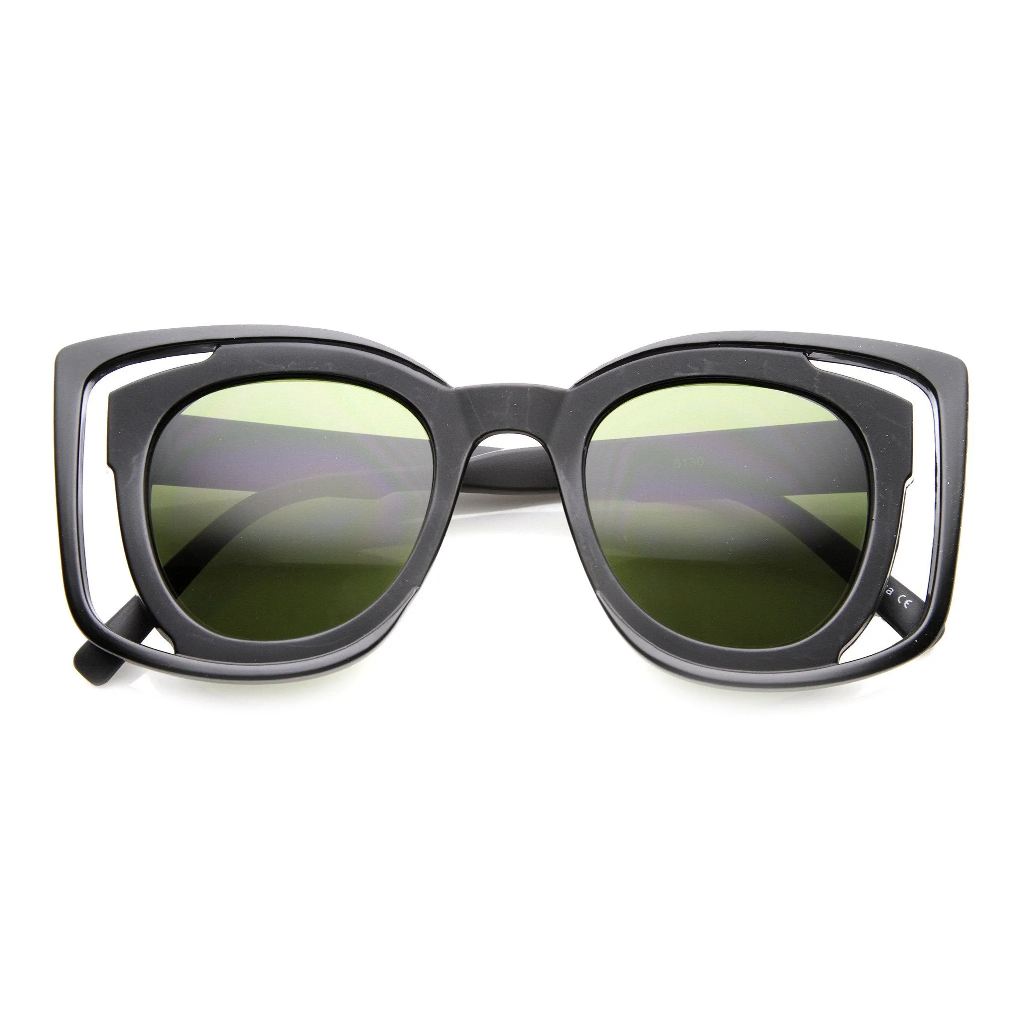 Unique Double Frame Square Women's Fashion Sunglasses