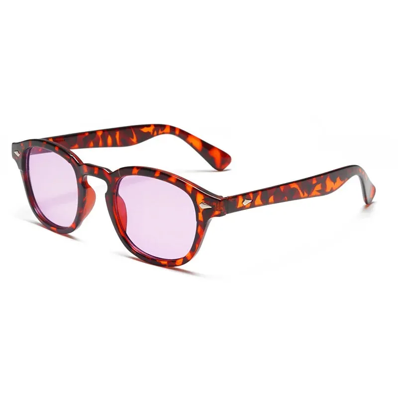 Unisex Rivet Round Sunglasses