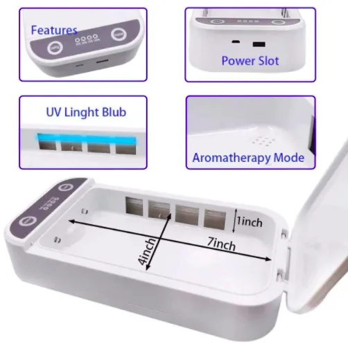 UV Light Phone Sterilizer And Sanitizer For Smartphone Disinfection
