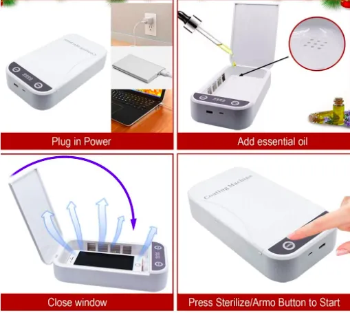 UV Light Phone Sterilizer And Sanitizer For Smartphone Disinfection