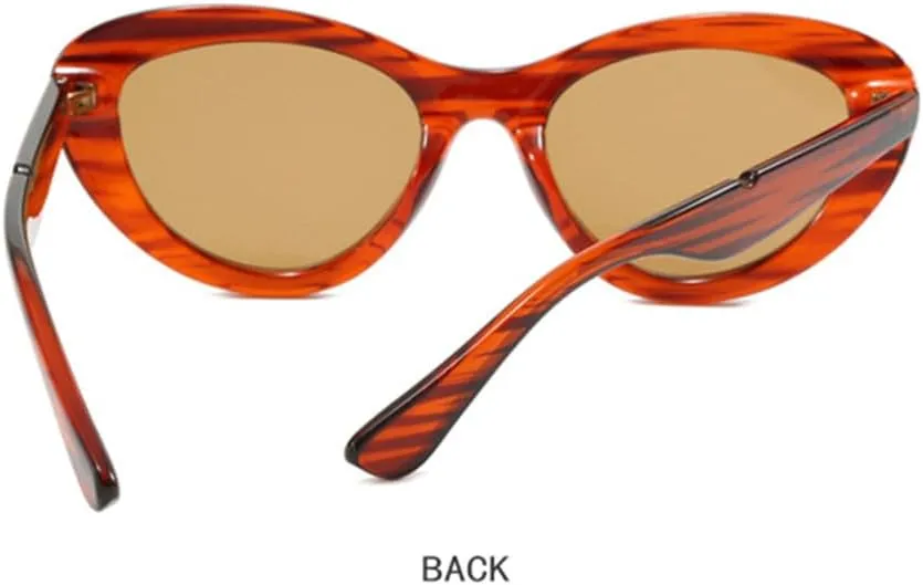 UV400 Sunglasses for Women Cat Eye Retro Sunglasses Vintage Small Frame Eyewear Sun Glasses