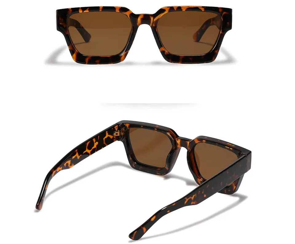 VAIGE Classic Rectangle Eyewear - Timeless Black & Elegant Tortoise UV400 Glasses