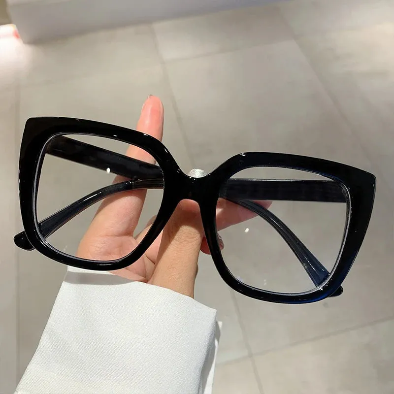 VAIGE Vibrant Multicolor Oversized Square Eyeglasses