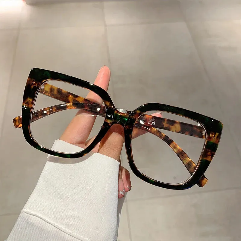 VAIGE Vibrant Multicolor Oversized Square Eyeglasses
