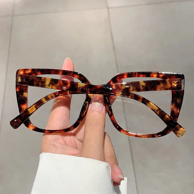 VAIGE Vibrant Multicolor Oversized Square Eyeglasses