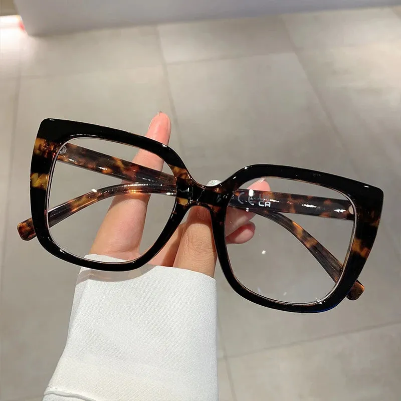 VAIGE Vibrant Multicolor Oversized Square Eyeglasses