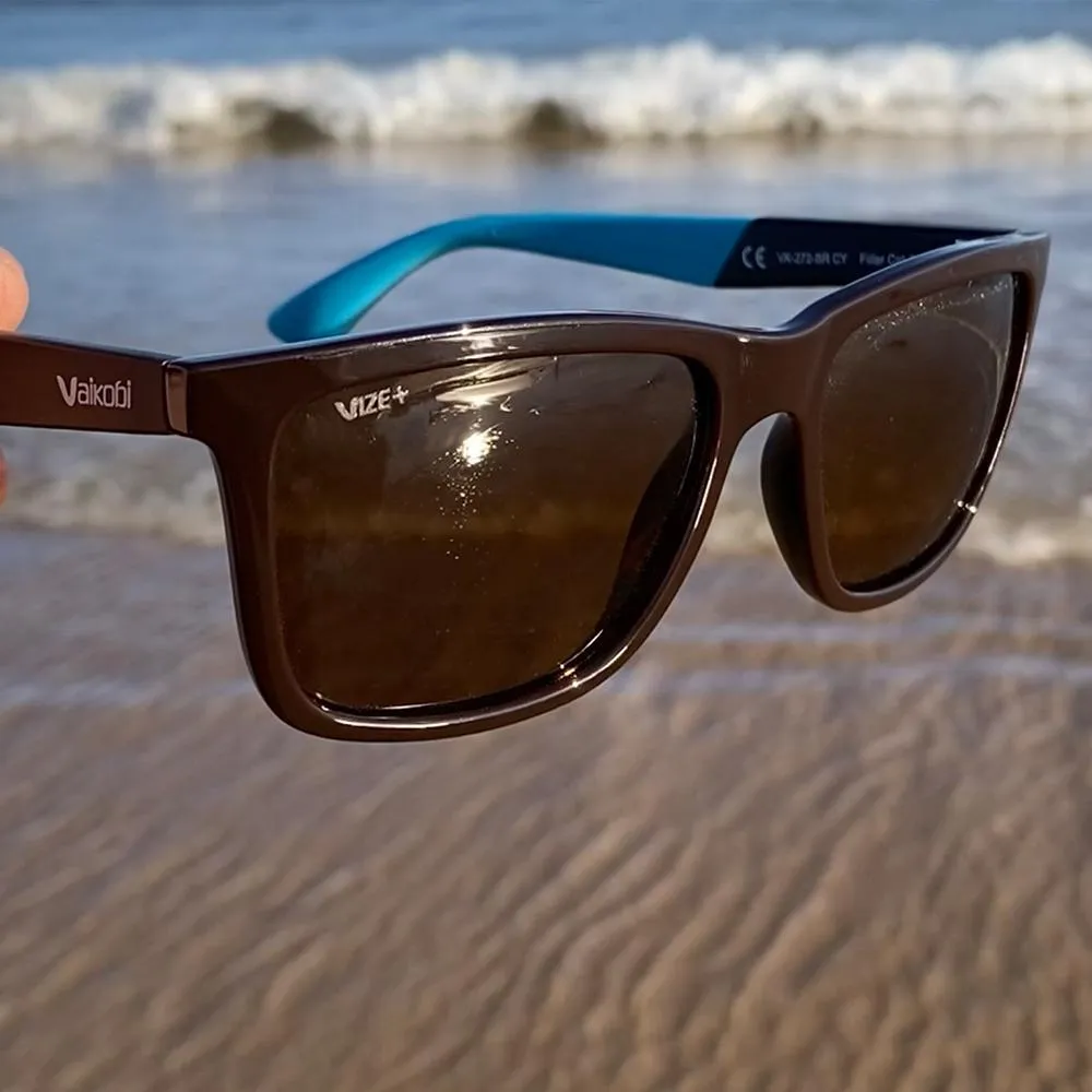 Vaikobi - Viento Polarized Sunglasses - Brown/Amber