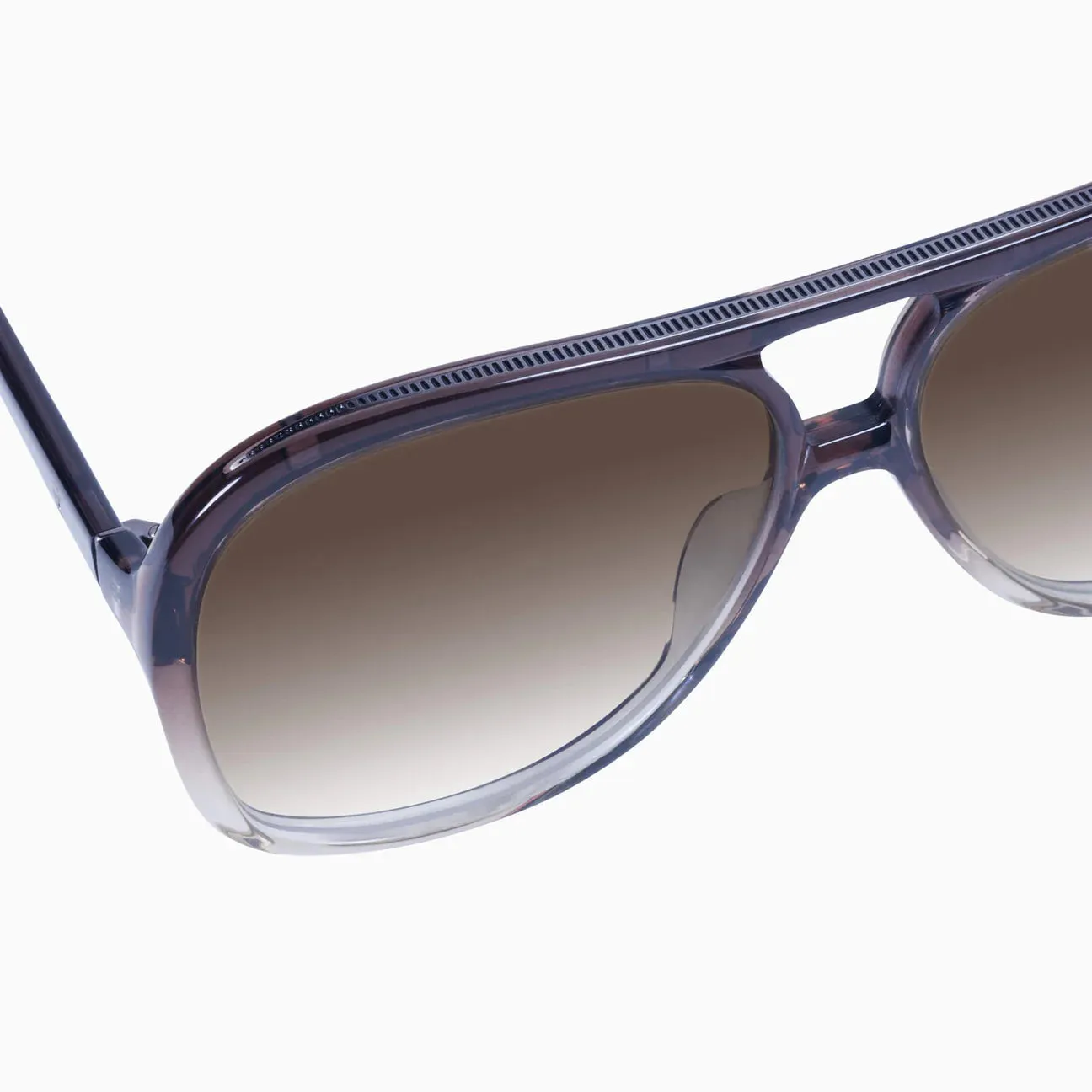VALLEY - Bang - Smoky Quartz Fade w. Gun Metal Trim / Brown Gradient Lens