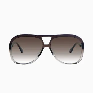 VALLEY - Bang - Smoky Quartz Fade w. Gun Metal Trim / Brown Gradient Lens