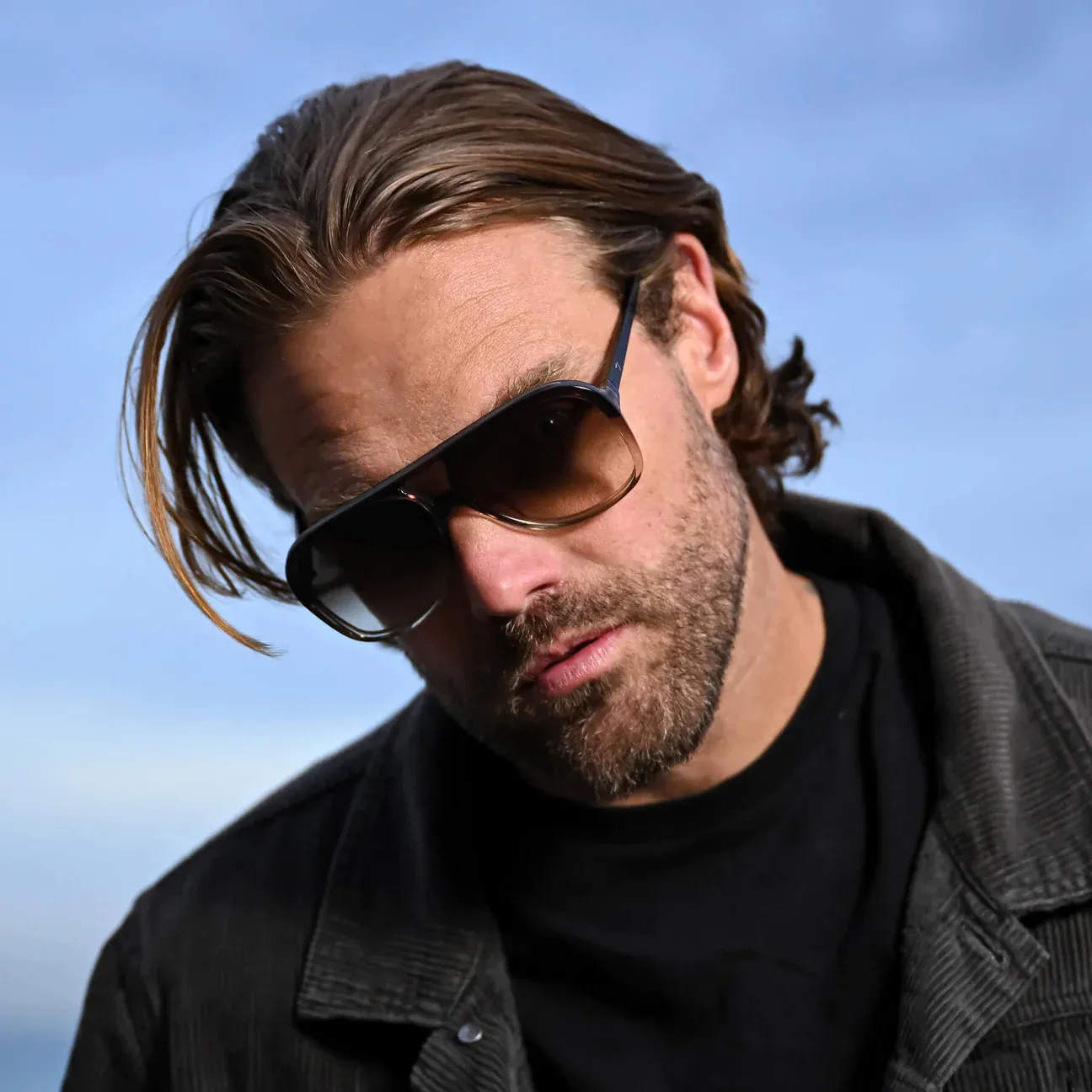 VALLEY - Bang - Smoky Quartz Fade w. Gun Metal Trim / Brown Gradient Lens