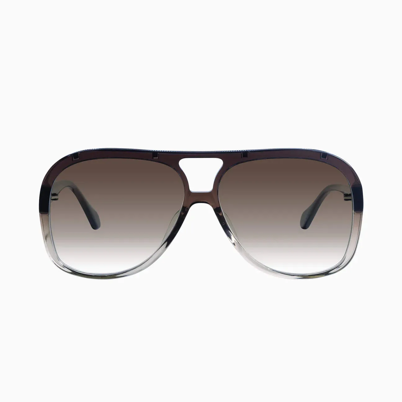 VALLEY - Bang - Smoky Quartz Fade w. Gun Metal Trim / Brown Gradient Lens