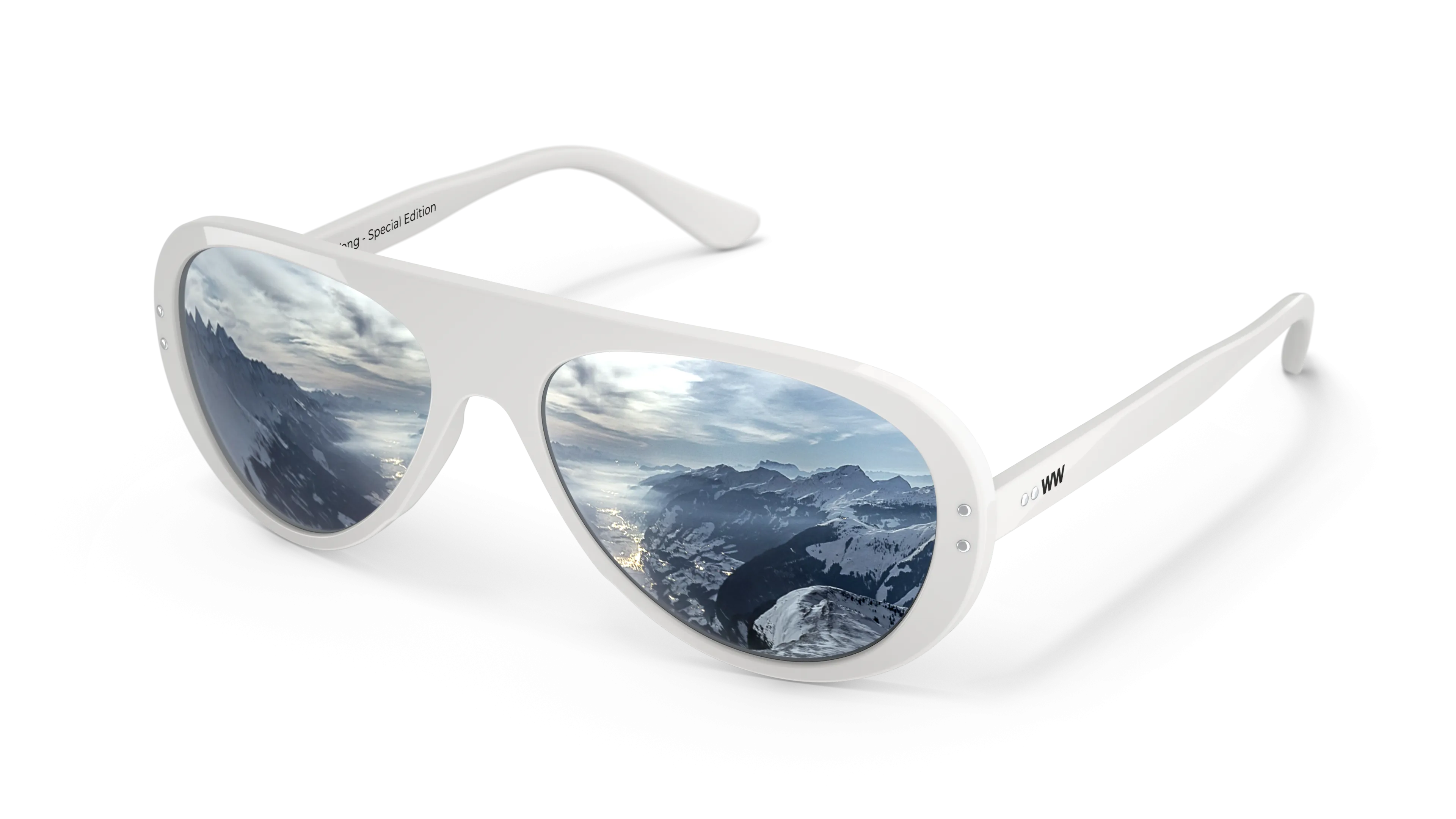 VALLON SKI AVIATORS - TRICOLOR-WHITE (WAYNE WONG EDITION)