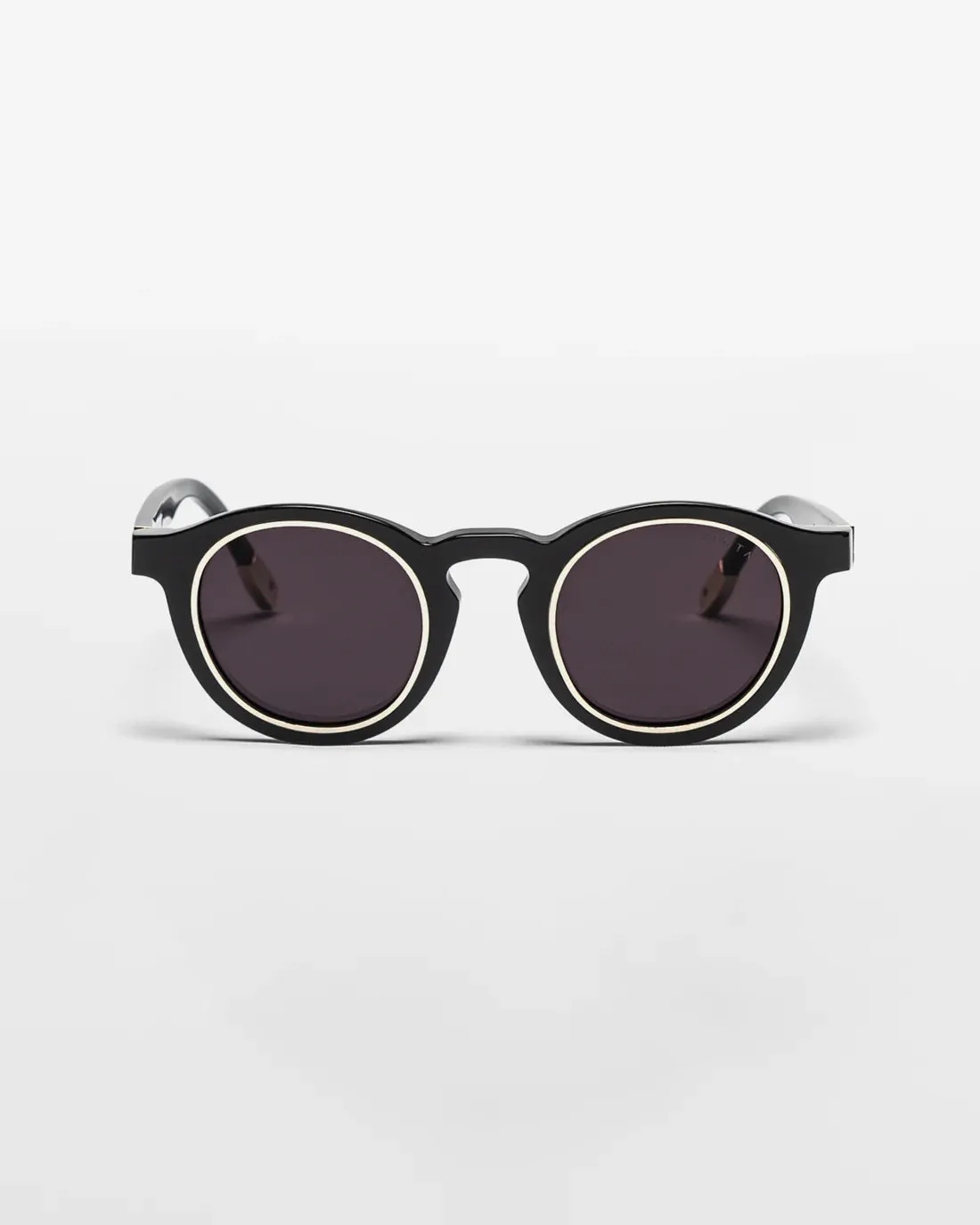 VANTA Serpens Sunglasses - Gloss Black & Gold Metal