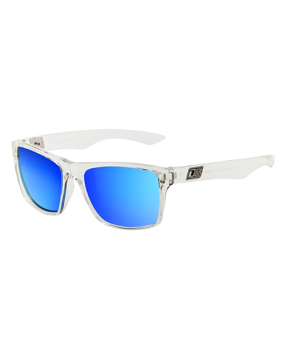 Vendetta Polarised Sunglasses in Cyan & Blue