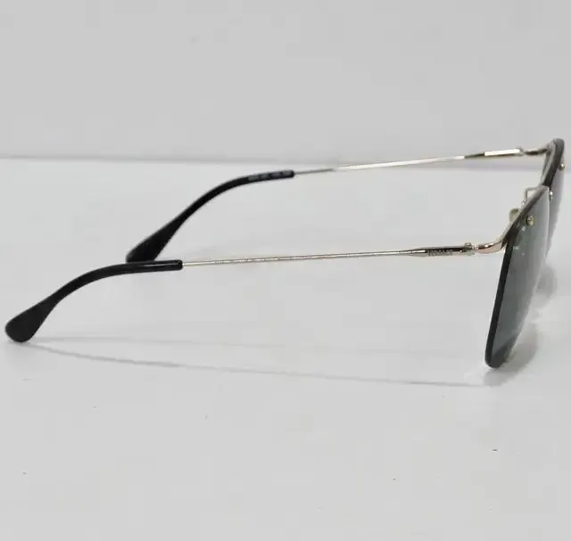 Versace 1990s Black/Gold Sunglasses