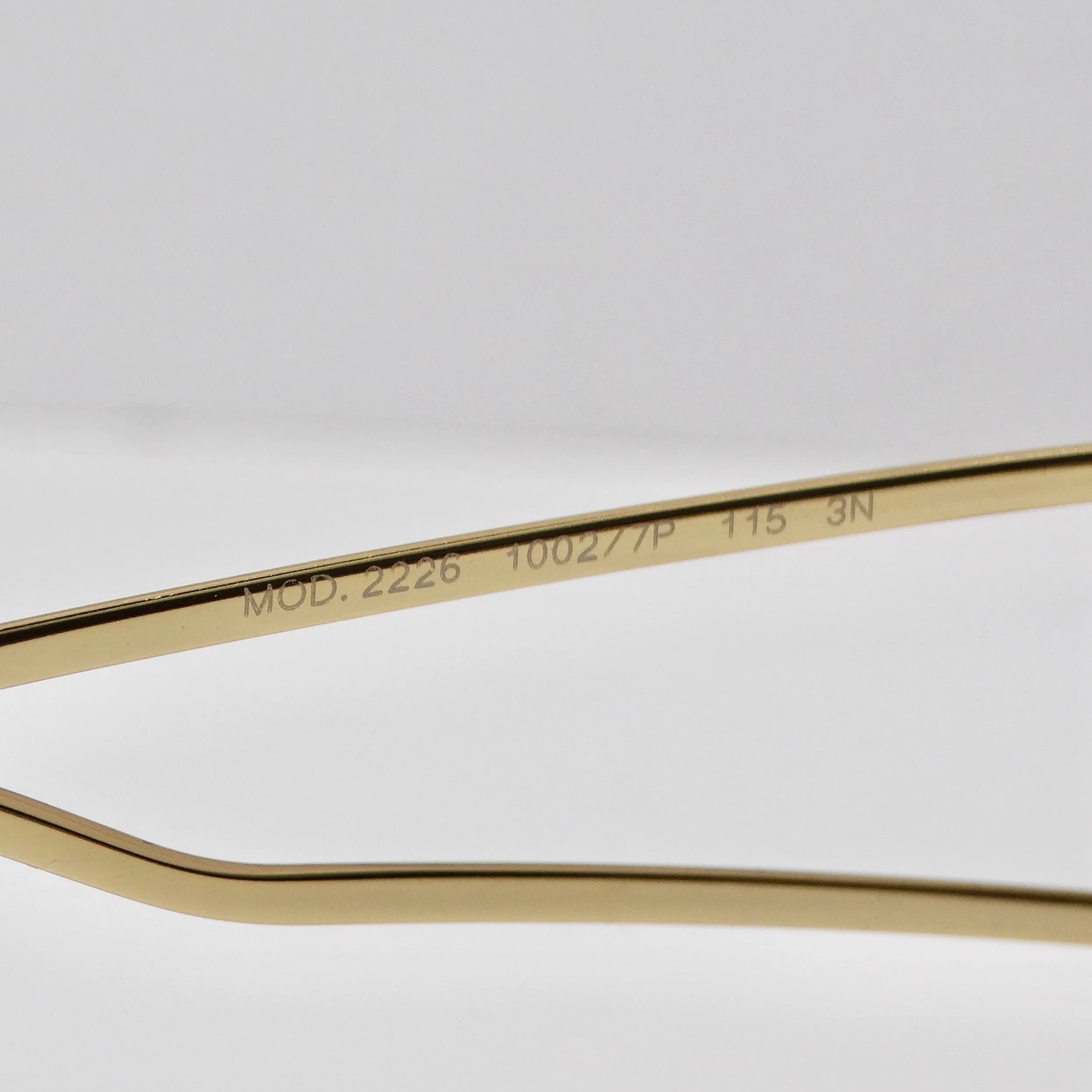 Versace Medusa Gold Tone Mirrored Shield Sunglasses