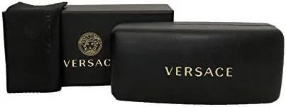 Versace VE4459 Rectangle Sunglasses for Men for Women   BUNDLE With Designer iWear Complimentary Eyewear Kit