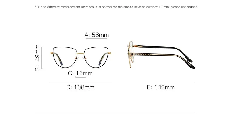 Vicky Unisex Full Rim Alloy Cat Eye Reading Glasses 3065