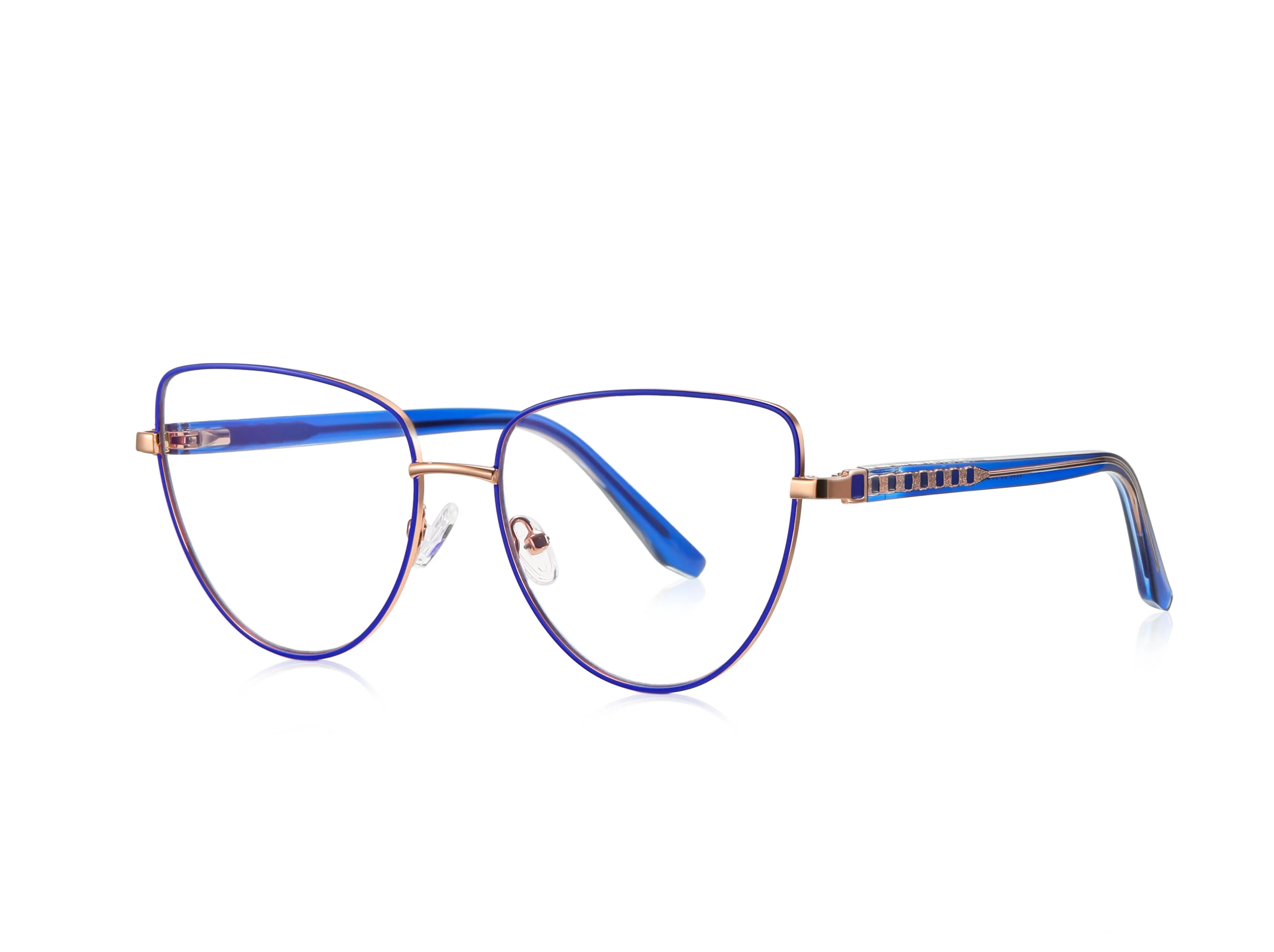 Vicky Unisex Full Rim Alloy Cat Eye Reading Glasses 3065