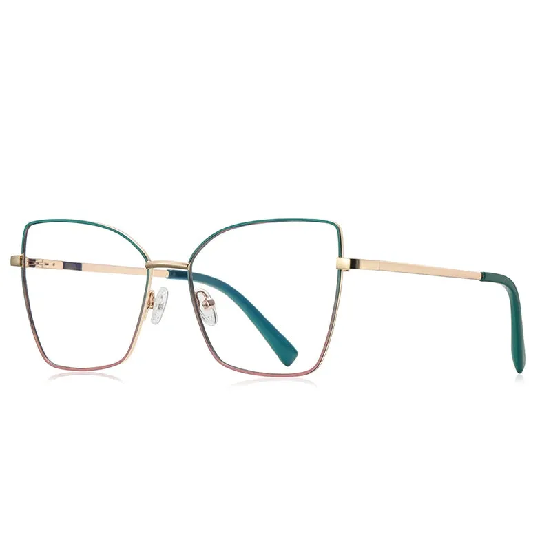 Vicky Unisex Full Rim Butterfly Tr 90 Titanium Reading Glasses 3086