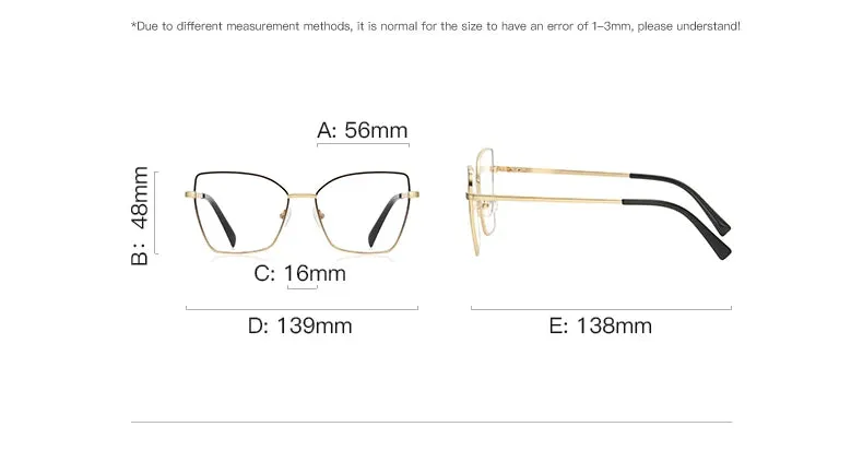 Vicky Unisex Full Rim Butterfly Tr 90 Titanium Reading Glasses 3086