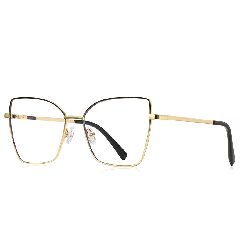 Vicky Unisex Full Rim Butterfly Tr 90 Titanium Reading Glasses 3086