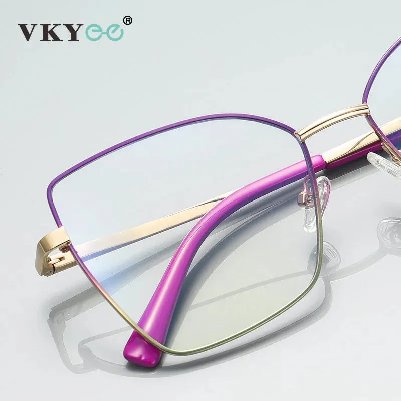 Vicky Unisex Full Rim Butterfly Tr 90 Titanium Reading Glasses 3086
