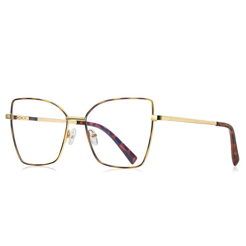 Vicky Unisex Full Rim Butterfly Tr 90 Titanium Reading Glasses 3086