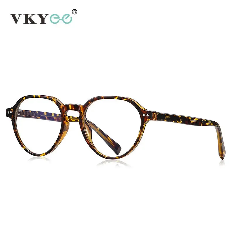Vicky Unisex Full Rim Round Tr 90 Alloy Reading Glasses 2094