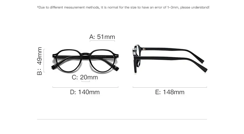 Vicky Unisex Full Rim Round Tr 90 Alloy Reading Glasses 2094