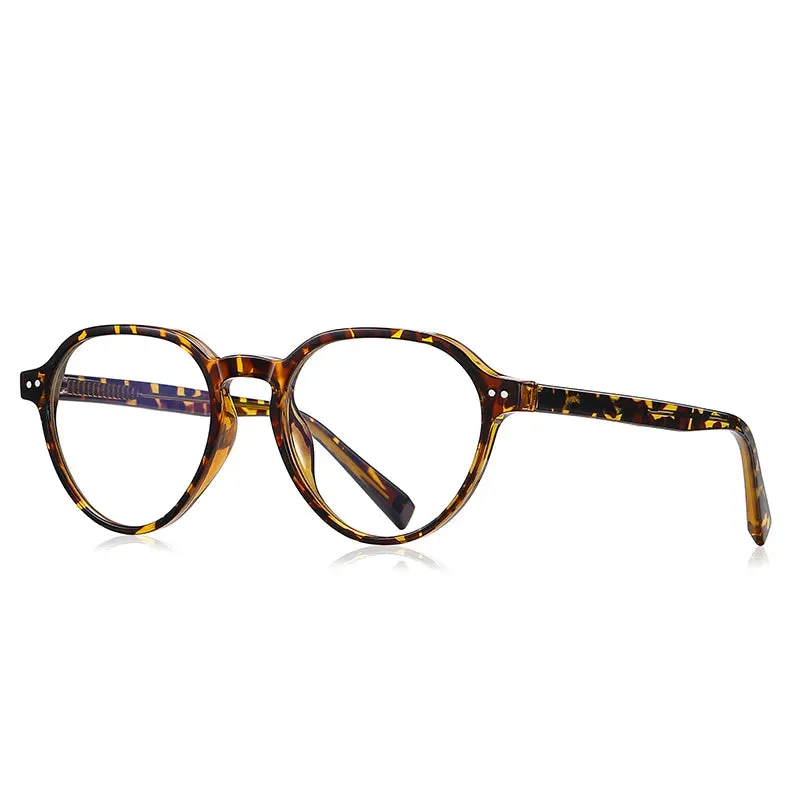 Vicky Unisex Full Rim Round Tr 90 Alloy Reading Glasses 2094
