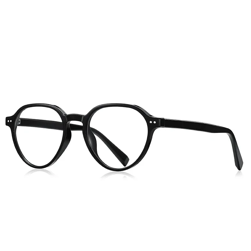 Vicky Unisex Full Rim Round Tr 90 Alloy Reading Glasses 2094