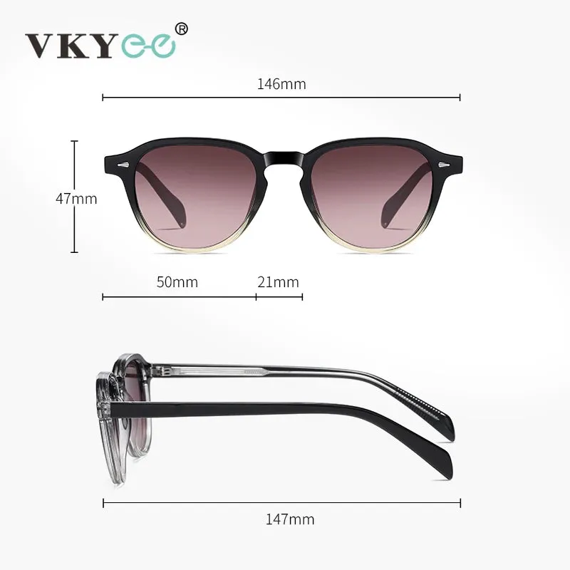 Vicky Unisex Full Rim Square Acetate Myopic Reading Glasses 31101