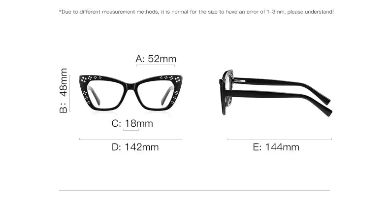 Vicky Women's Full Rim Cat's Eye Tr 90 Titanium Reading Glasses 2185